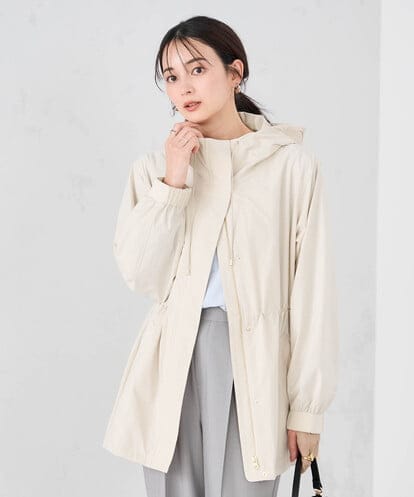 K2JED01089  【微撥水】フーテッドブルゾン