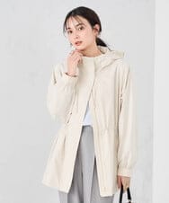 K2JED01089 a.v.v(アー・ヴェ・ヴェ) 【微撥水】フーテッドブルゾン アイボリー