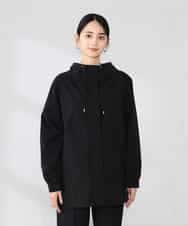 K2JED01089 a.v.v(アー・ヴェ・ヴェ) 【微撥水】フーテッドブルゾン ライトカーキ