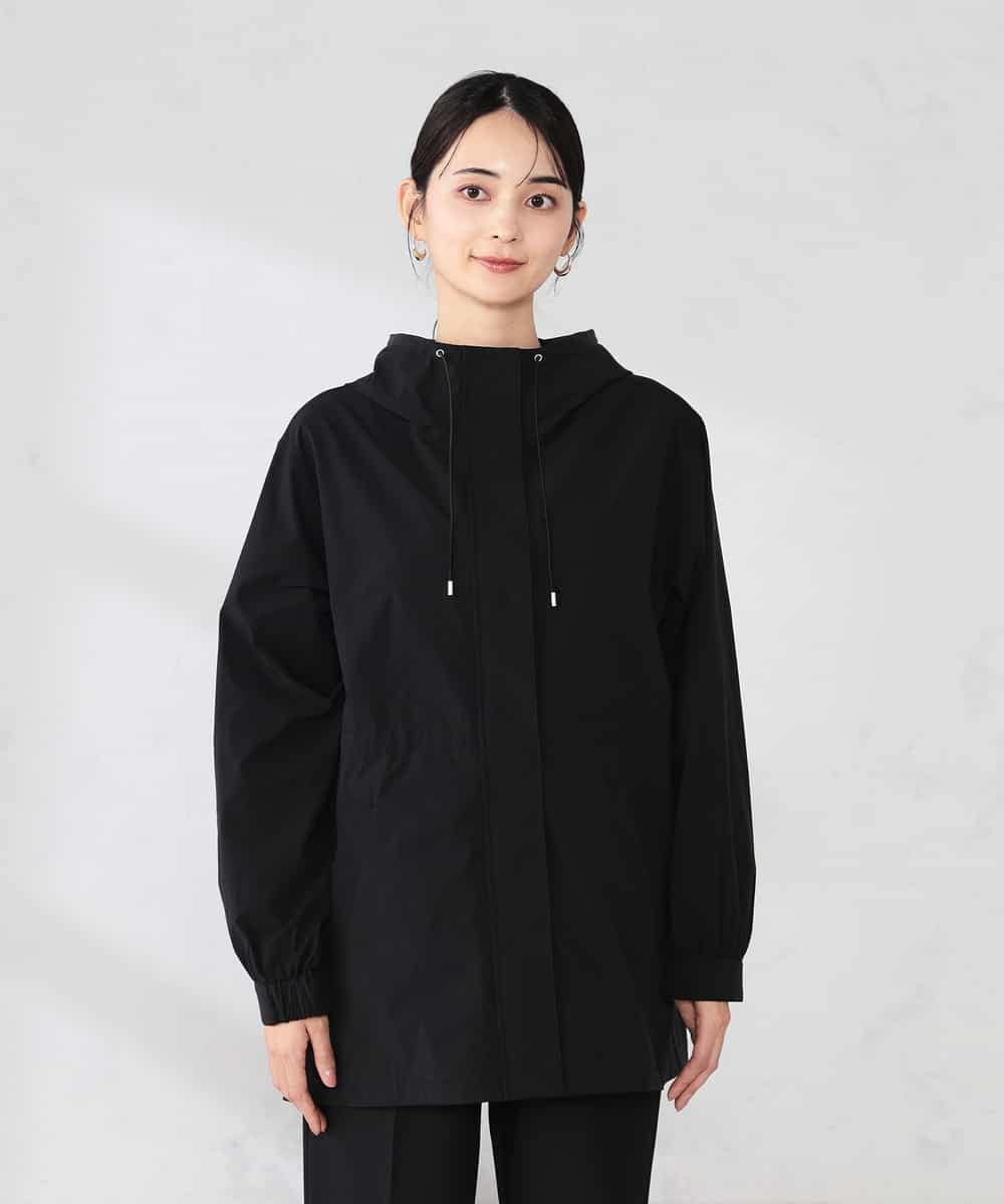 K2JED01089 a.v.v(アー・ヴェ・ヴェ) 【微撥水】フーテッドブルゾン ライトカーキ