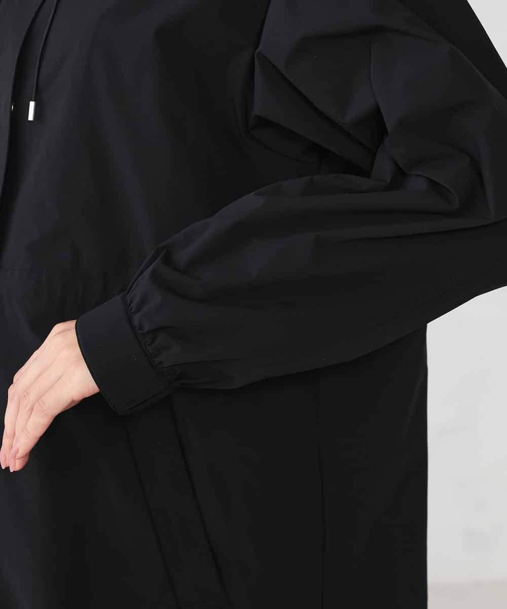 K2JED01089 a.v.v(アー・ヴェ・ヴェ) 【微撥水】フーテッドブルゾン ライトカーキ