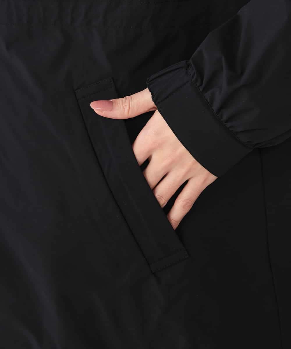 K2JED01089 a.v.v(アー・ヴェ・ヴェ) 【微撥水】フーテッドブルゾン ライトカーキ