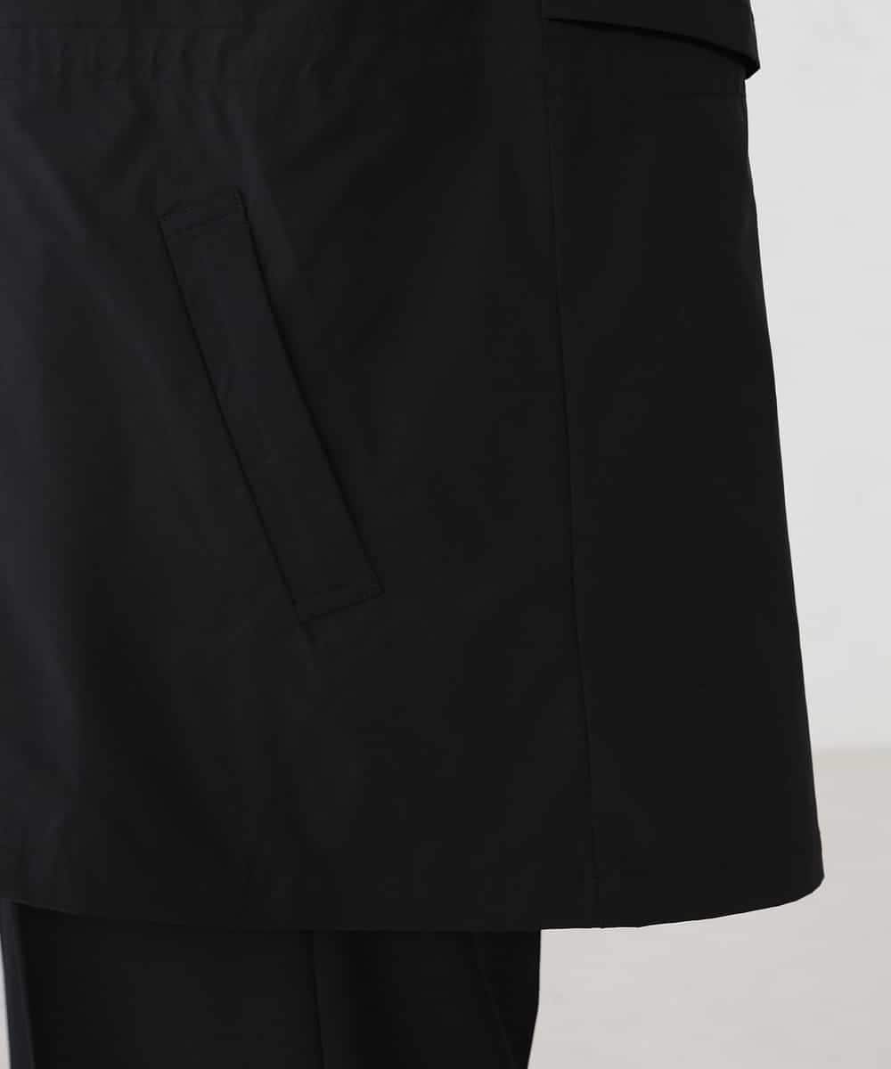 K2JED01089 a.v.v(アー・ヴェ・ヴェ) 【微撥水】フーテッドブルゾン ライトカーキ