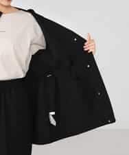 K2JED01089 a.v.v(アー・ヴェ・ヴェ) 【微撥水】フーテッドブルゾン ライトカーキ