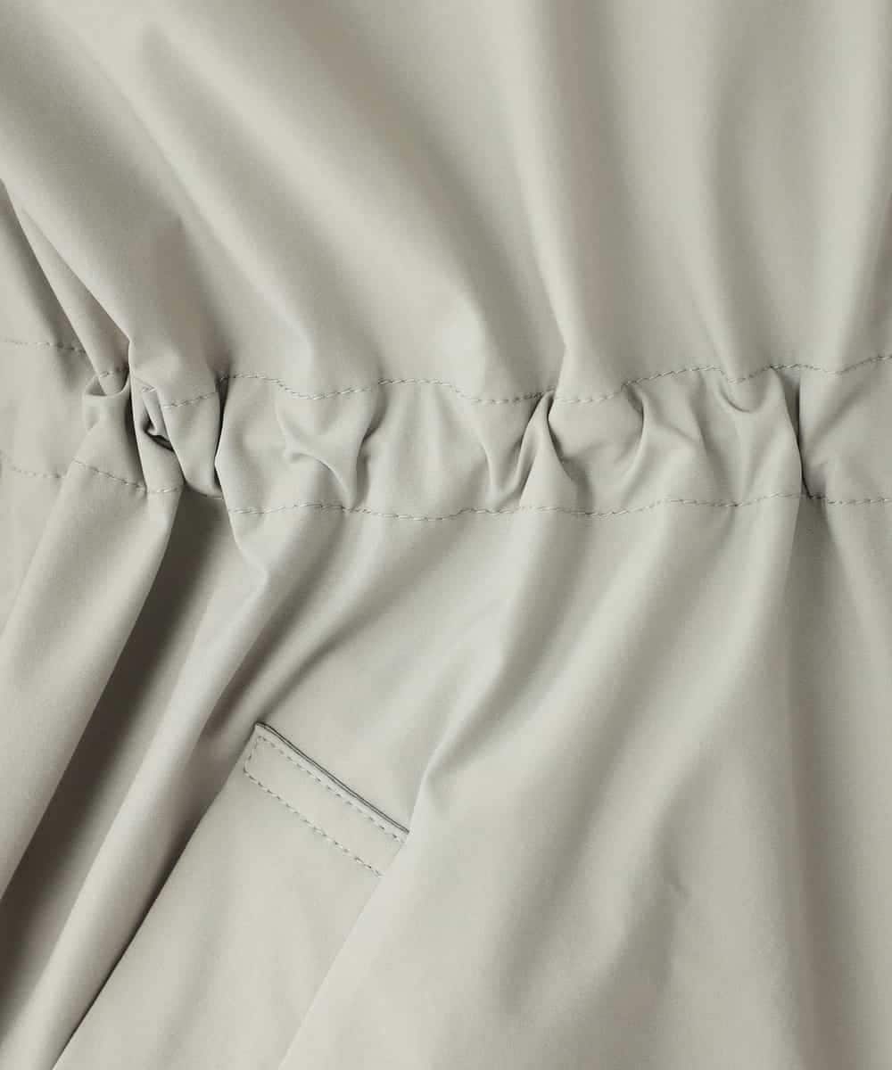 K2JED01089 a.v.v(アー・ヴェ・ヴェ) 【微撥水】フーテッドブルゾン ライトカーキ