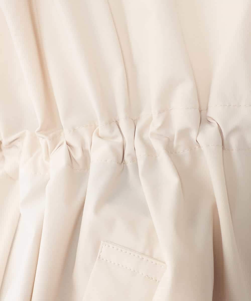 K2JED01089 a.v.v(アー・ヴェ・ヴェ) 【微撥水】フーテッドブルゾン ライトカーキ