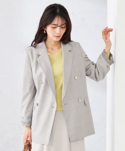 K2JFD04119 a.v.v 【洗える】ダブルブレストジャケット