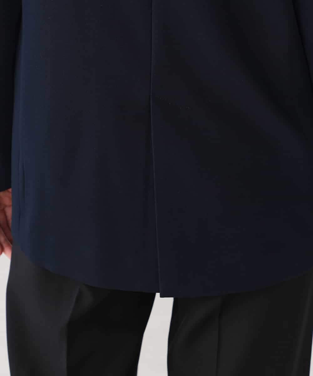 K2JFD04119 a.v.v(アー・ヴェ・ヴェ) 【洗える】ダブルブレストジャケット ネイビー