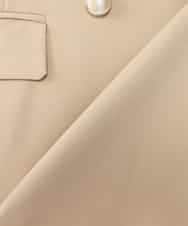 K2JFD04119 a.v.v(アー・ヴェ・ヴェ) 【洗える】ダブルブレストジャケット ネイビー