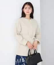 K2JFD10099 a.v.v(アー・ヴェ・ヴェ) サファリジャケット グレージュ