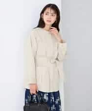 K2JFD10099 a.v.v(アー・ヴェ・ヴェ) サファリジャケット グレージュ