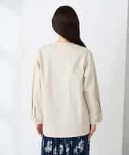 K2JFD10099 a.v.v(アー・ヴェ・ヴェ) サファリジャケット グレージュ