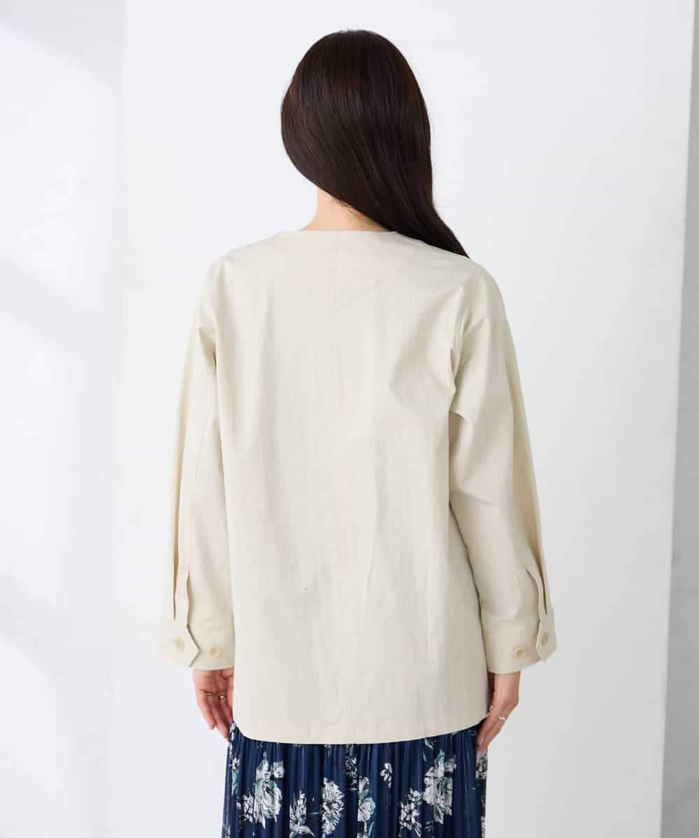 K2JFD10099 a.v.v(アー・ヴェ・ヴェ) サファリジャケット グレージュ