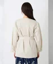 K2JFD10099 a.v.v(アー・ヴェ・ヴェ) サファリジャケット グレージュ