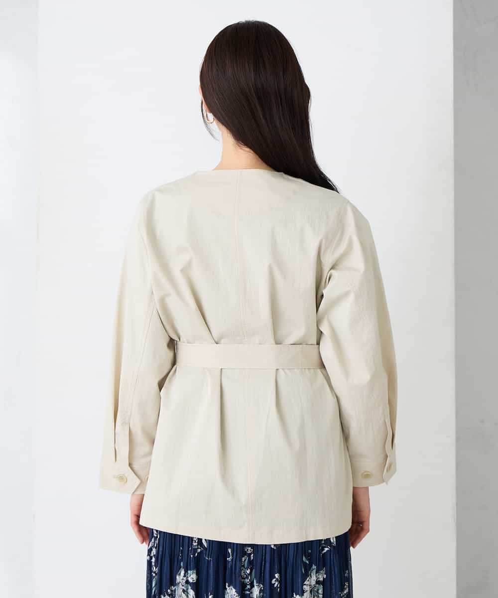 K2JFD10099 a.v.v(アー・ヴェ・ヴェ) サファリジャケット グレージュ