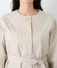 K2JFD10099 a.v.v(アー・ヴェ・ヴェ) サファリジャケット グレージュ