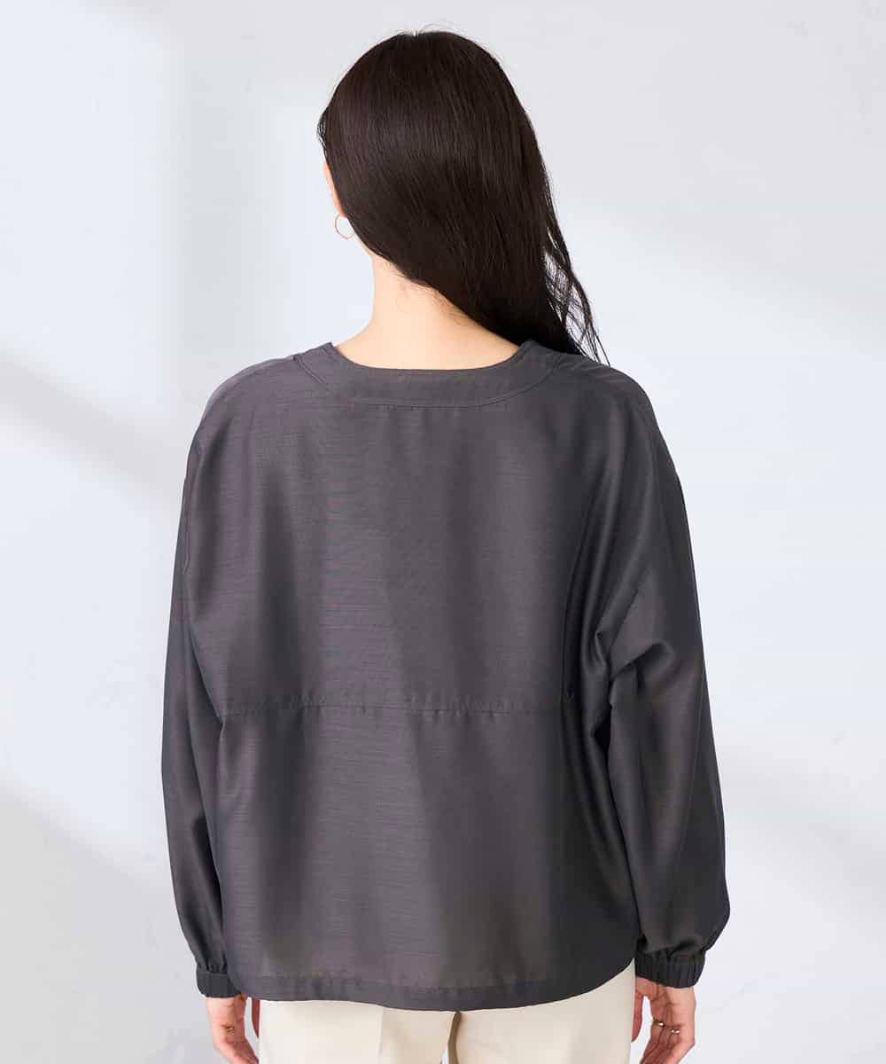 K2JFD12089 a.v.v(アー・ヴェ・ヴェ) Vネックシアーブルゾン ベージュ