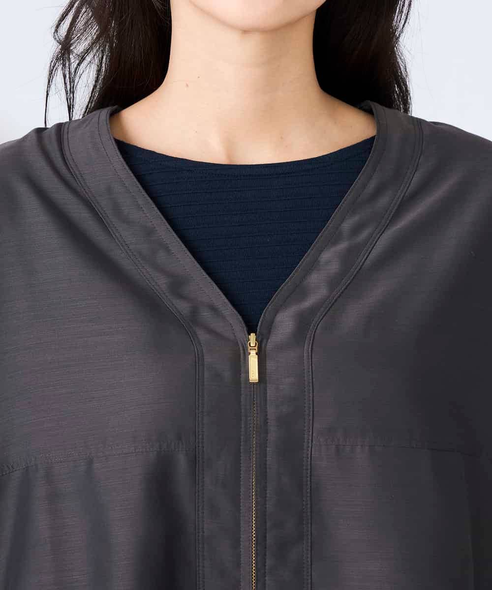 K2JFD12089 a.v.v(アー・ヴェ・ヴェ) Vネックシアーブルゾン ベージュ