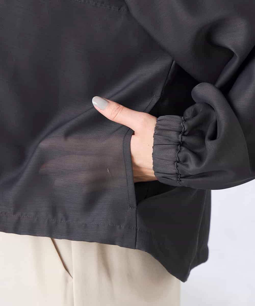 K2JFD12089 a.v.v(アー・ヴェ・ヴェ) Vネックシアーブルゾン ベージュ