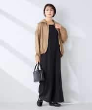 K2JFD13089 a.v.v(アー・ヴェ・ヴェ) スタンドカラーセミシアーブルゾン ベージュ