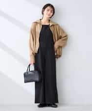 K2JFD13089 a.v.v(アー・ヴェ・ヴェ) スタンドカラーセミシアーブルゾン ベージュ