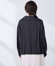 K2JFD13089 a.v.v(アー・ヴェ・ヴェ) スタンドカラーセミシアーブルゾン ベージュ