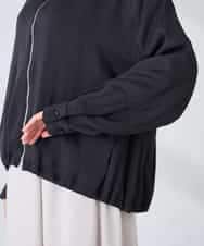 K2JFD13089 a.v.v(アー・ヴェ・ヴェ) スタンドカラーセミシアーブルゾン ベージュ