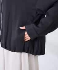 K2JFD13089 a.v.v(アー・ヴェ・ヴェ) スタンドカラーセミシアーブルゾン ベージュ