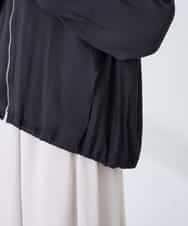 K2JFD13089 a.v.v(アー・ヴェ・ヴェ) スタンドカラーセミシアーブルゾン ベージュ