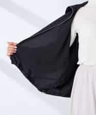 K2JFD13089 a.v.v(アー・ヴェ・ヴェ) スタンドカラーセミシアーブルゾン ベージュ