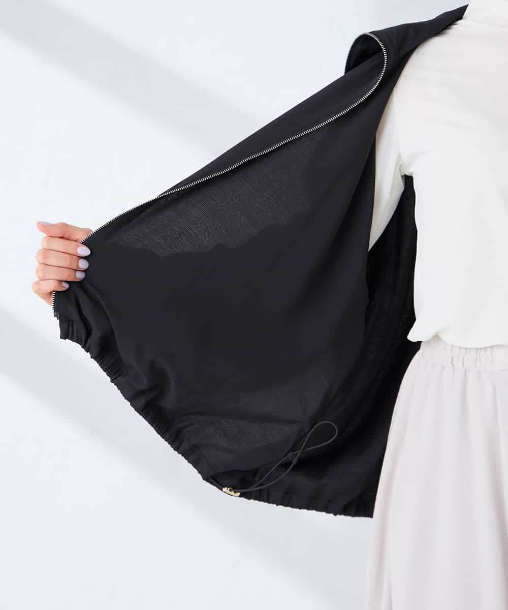 K2JFD13089 a.v.v(アー・ヴェ・ヴェ) スタンドカラーセミシアーブルゾン ベージュ