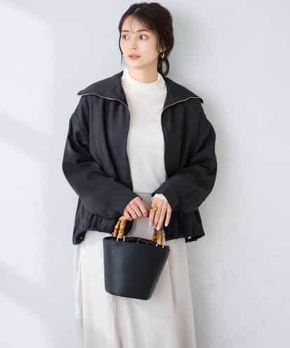 K2JFD13089 a.v.v スタンドカラーセミシアーブルゾン