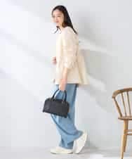 K2JFD24089 a.v.v(アー・ヴェ・ヴェ) ウエストドロストノーカラーブルゾン アイボリー