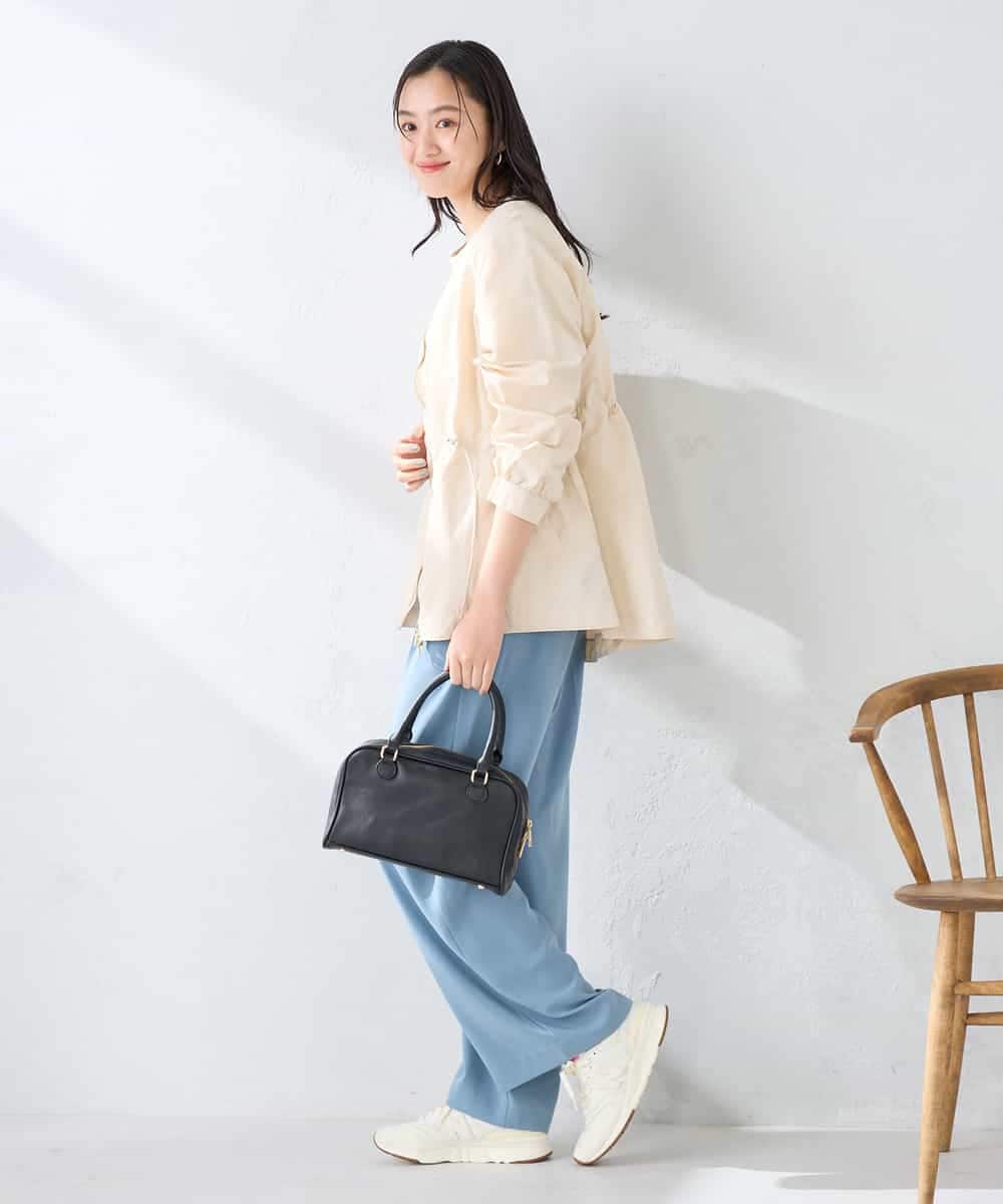 K2JFD24089 a.v.v(アー・ヴェ・ヴェ) ウエストドロストノーカラーブルゾン アイボリー