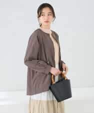 K2JFD24089 a.v.v(アー・ヴェ・ヴェ) ウエストドロストノーカラーブルゾン アイボリー