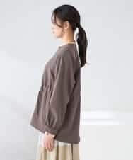 K2JFD24089 a.v.v(アー・ヴェ・ヴェ) ウエストドロストノーカラーブルゾン アイボリー