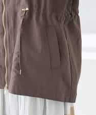 K2JFD24089 a.v.v(アー・ヴェ・ヴェ) ウエストドロストノーカラーブルゾン アイボリー