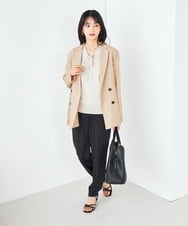 K2JGA08109 a.v.v(アー・ヴェ・ヴェ) シアーダブルジャケット ベージュ