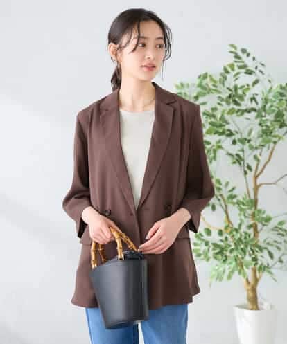 K2JGD06089 a.v.v ［支持率NO.1/接触冷感/速乾/UVカット/イージーケア］ハーフスリーブダブルジャケット