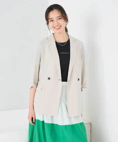 K2JGD06089 a.v.v ［支持率NO.1/接触冷感/速乾/UVカット/イージーケア］ハーフスリーブダブルジャケット