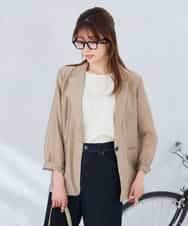 K2JGD16109 a.v.v(アー・ヴェ・ヴェ) シアーシングルジャケット モカ