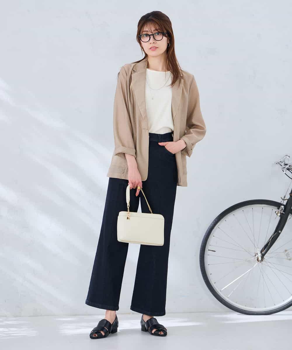 K2JGD16109 a.v.v(アー・ヴェ・ヴェ) シアーシングルジャケット モカ