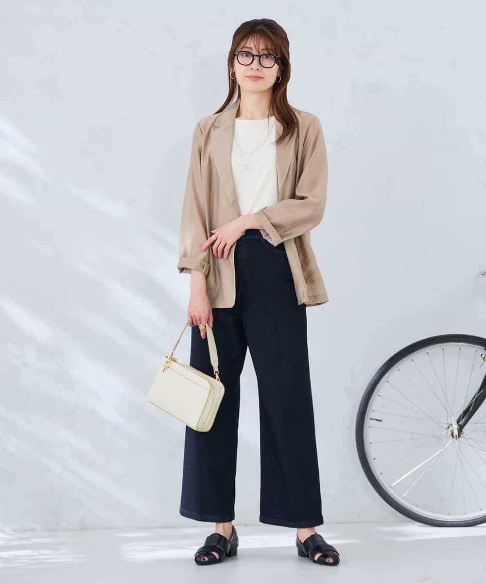 K2JGD16109 a.v.v(アー・ヴェ・ヴェ) シアーシングルジャケット モカ