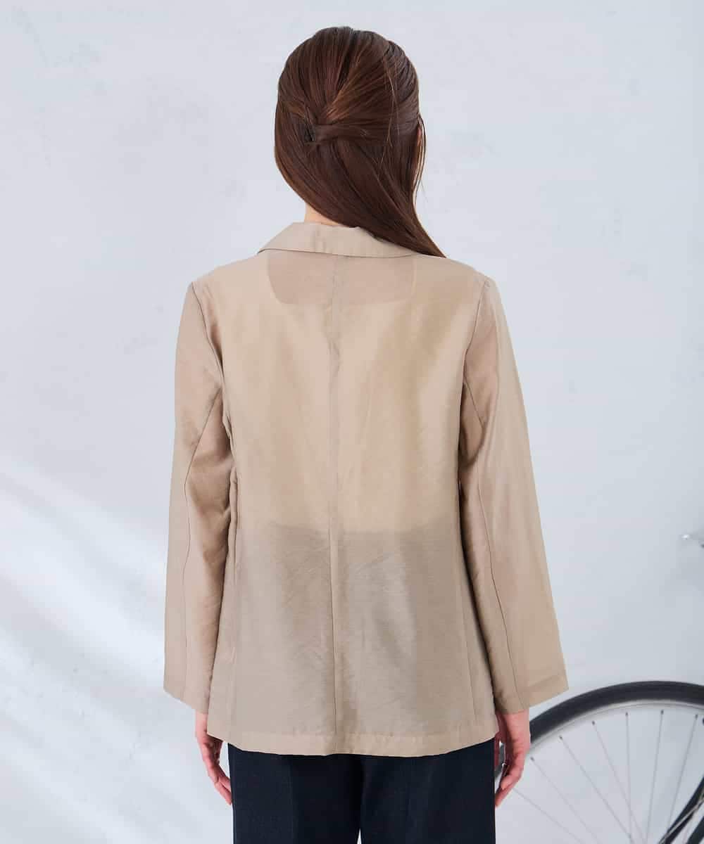 K2JGD16109 a.v.v(アー・ヴェ・ヴェ) シアーシングルジャケット モカ