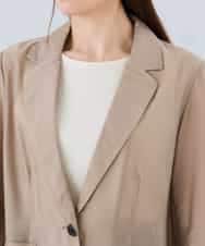 K2JGD16109 a.v.v(アー・ヴェ・ヴェ) シアーシングルジャケット モカ