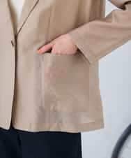 K2JGD16109 a.v.v(アー・ヴェ・ヴェ) シアーシングルジャケット モカ