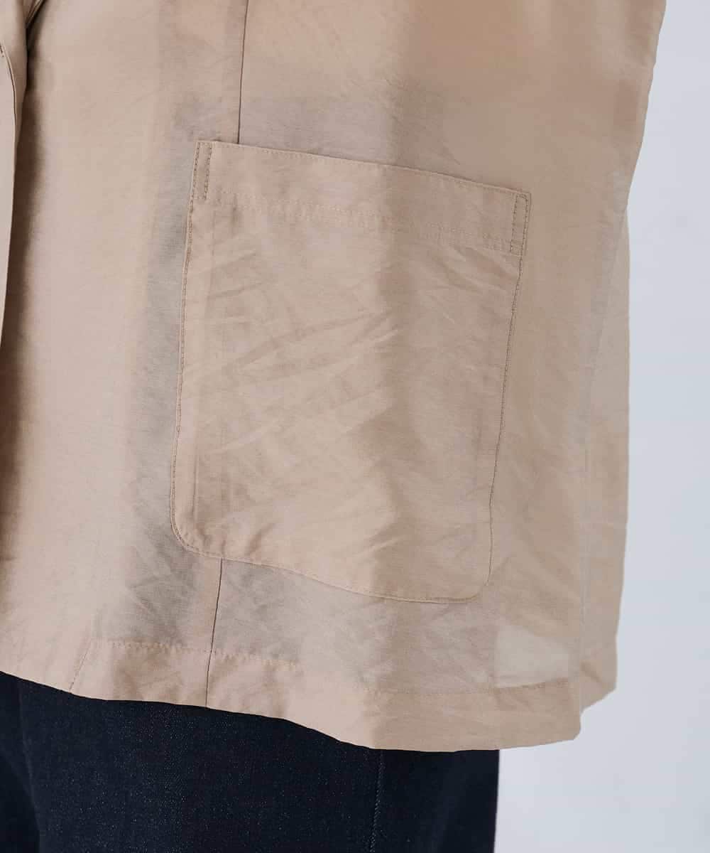 K2JGD16109 a.v.v(アー・ヴェ・ヴェ) シアーシングルジャケット モカ