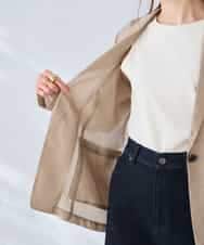 K2JGD16109 a.v.v(アー・ヴェ・ヴェ) シアーシングルジャケット モカ