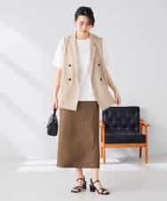 K2JGD17089 a.v.v(アー・ヴェ・ヴェ) シアーダブルジレ ベージュ