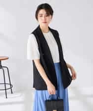 K2JGD17089 a.v.v(アー・ヴェ・ヴェ) シアーダブルジレ ベージュ